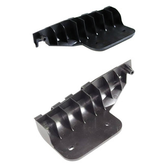Mopar® - Rear Outer Driver and Passenger Side Bumper Cover Support Rail Set