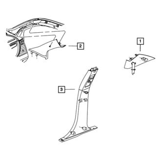 Mopar® - Body A-Pillar Trim Panel