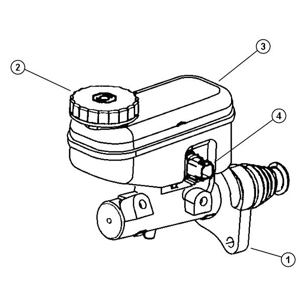 Mopar® - Brake Master Cylinder Reservoir Cap