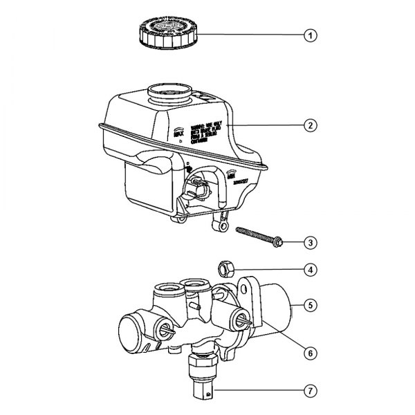 Mopar® - Brake Master Cylinder