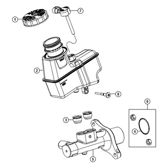 Mopar® - Brake Master Cylinder Reservoir Cap