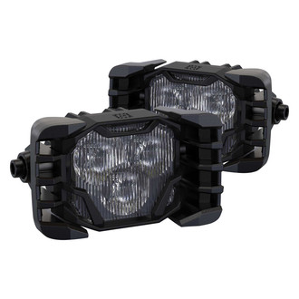Morimoto® - Fog Light Location Mounted 4Banger HXB 2x45W Wide Beam Yellow LED Light Kit