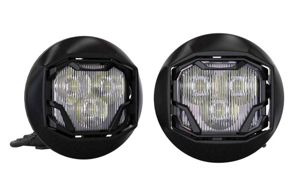 Morimoto® - Fog Light Location 4Banger NCS 2x20W Spot Beam Yellow LED Light Kit, Front View