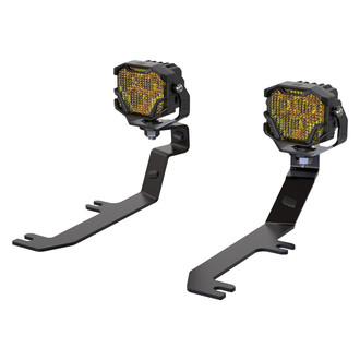 Morimoto® - Hood Ditch Mounted 4Banger HXB SAE 2x42W Wide Beam Yellow LED Light Kit