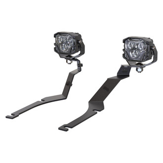 Morimoto® - Hood Ditch Mounted 4Banger HXB Drift SAE 2x42W Wide Beam LED Light Kit