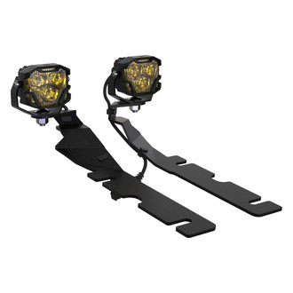 Morimoto® 4B-PLR-KIT-1112 - A-Pillar Mounted 4Banger NCS 2x20W Wide Beam LED Light Kit