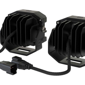 Morimoto® - 4Banger 2.0 HXB 2.6" 2x42W Combo Beam Yellow LED Lights