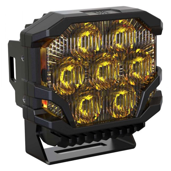 Morimoto® - BigBanger NCS 36.5W; 3.8W (Backlight Low); 16.5W (Backlight High) Combo Beam Yellow LED Light, with Amber DRL