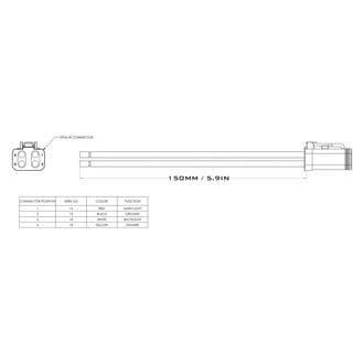 Morimoto® - 4P DT Pigtail Harness for BigBanger
