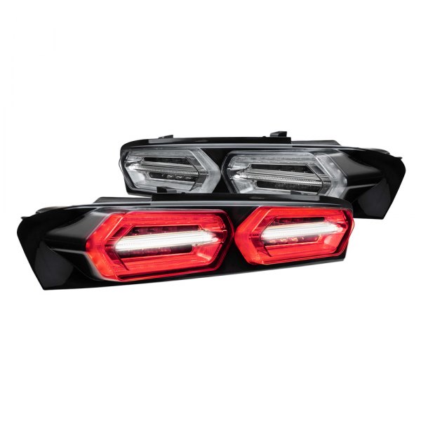 Morimoto® - XB™ Black/Smoke LED Tail Lights, Chevy Camaro
