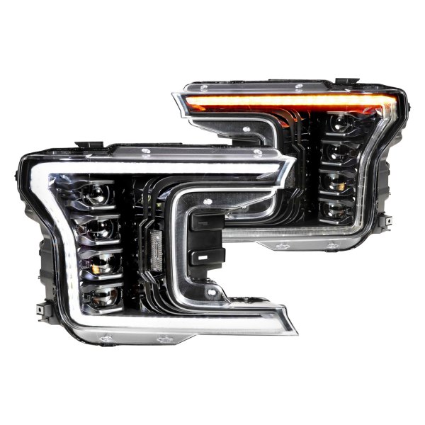 Morimoto® - XB™ G2 Black Sequential DRL Bar Projector LED Headlights, Ford F-150