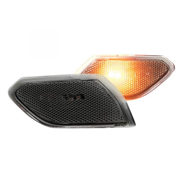 Morimoto® - XB™ Black/Smoke LED Side Marker Lights, Jeep Wrangler