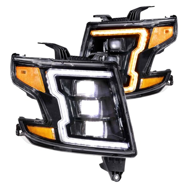 Morimoto® - XB™ Black Projector LED Headlights with Sequential DRL