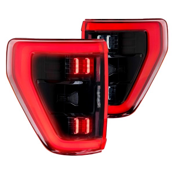 Morimoto® - XB™ Black/Red Fiber Optic LED Tail Lights