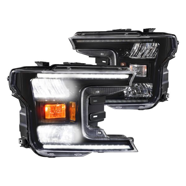 Morimoto® - XB™ Hybrid-R Black LED Headlights with DRL