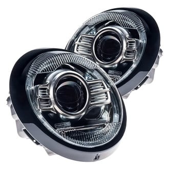 Morimoto® - XB™ Driver and Passenger Side Gunmetal Metallic Halo LED Headlights