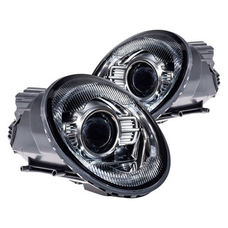 Morimoto® - XB™ Driver and Passenger Side Gunmetal Metallic Halo LED Headlights