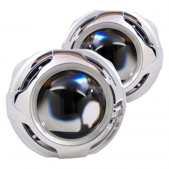 Morimoto® - Apollo 2.0 Flat Chrome Retrofit Projector Shrouds