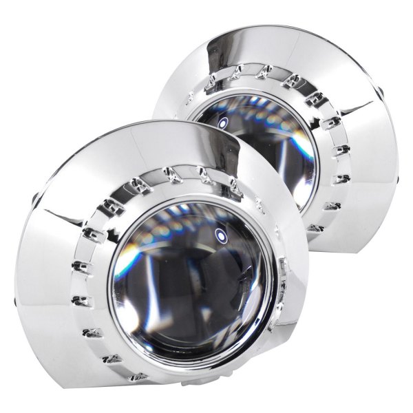 Morimoto® - E46-R Chrome Retrofit Projector Shrouds