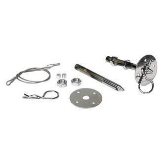 Moroso® - Plated 7/16" Chrome Hood Pin Set