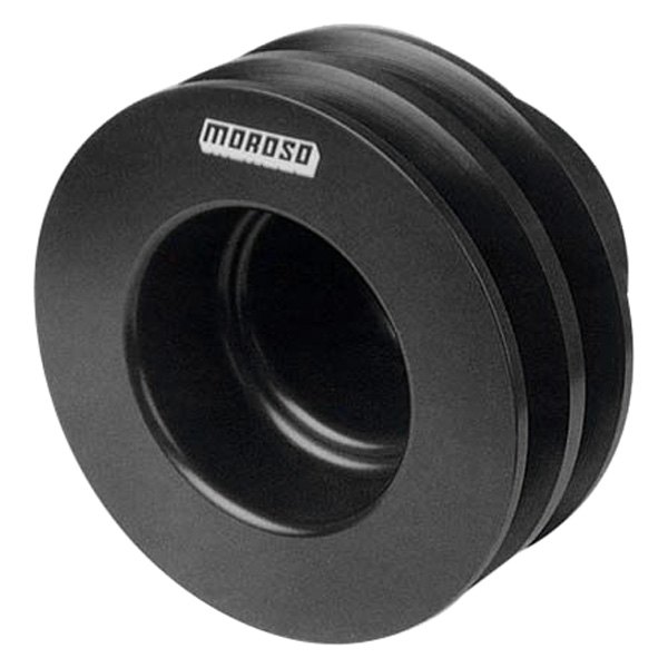 Moroso® - Double Groove Billet Crankshaft Pulley with Long Water Pump