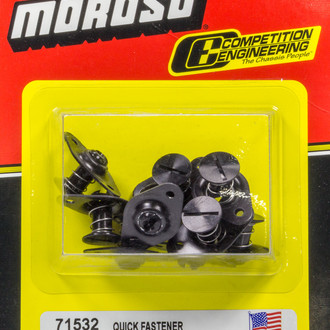 Moroso® - Black Aluminium Long body Self Ejecting Quick Fastener