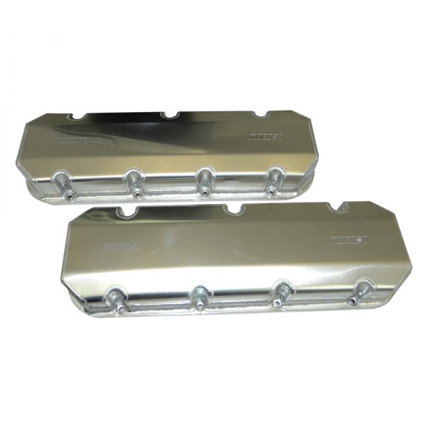 Moroso® 68345 Tall Valve Cover with Steel Bolt Hole Inserts (Chevy