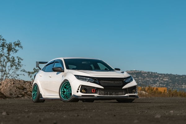 MOTEGI RACING® MR158 TSUBAKI Wheels - Hokkaido Green with Machined