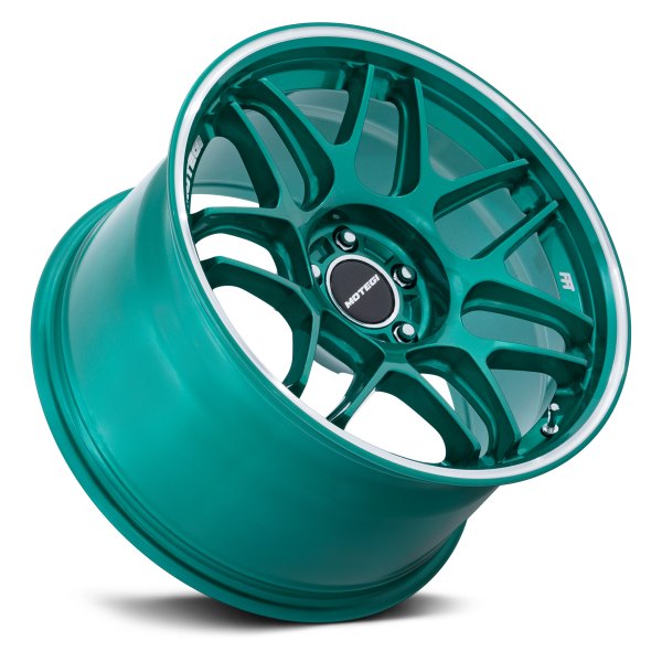 MOTEGI RACING® MR158 TSUBAKI Wheels - Hokkaido Green with Machined