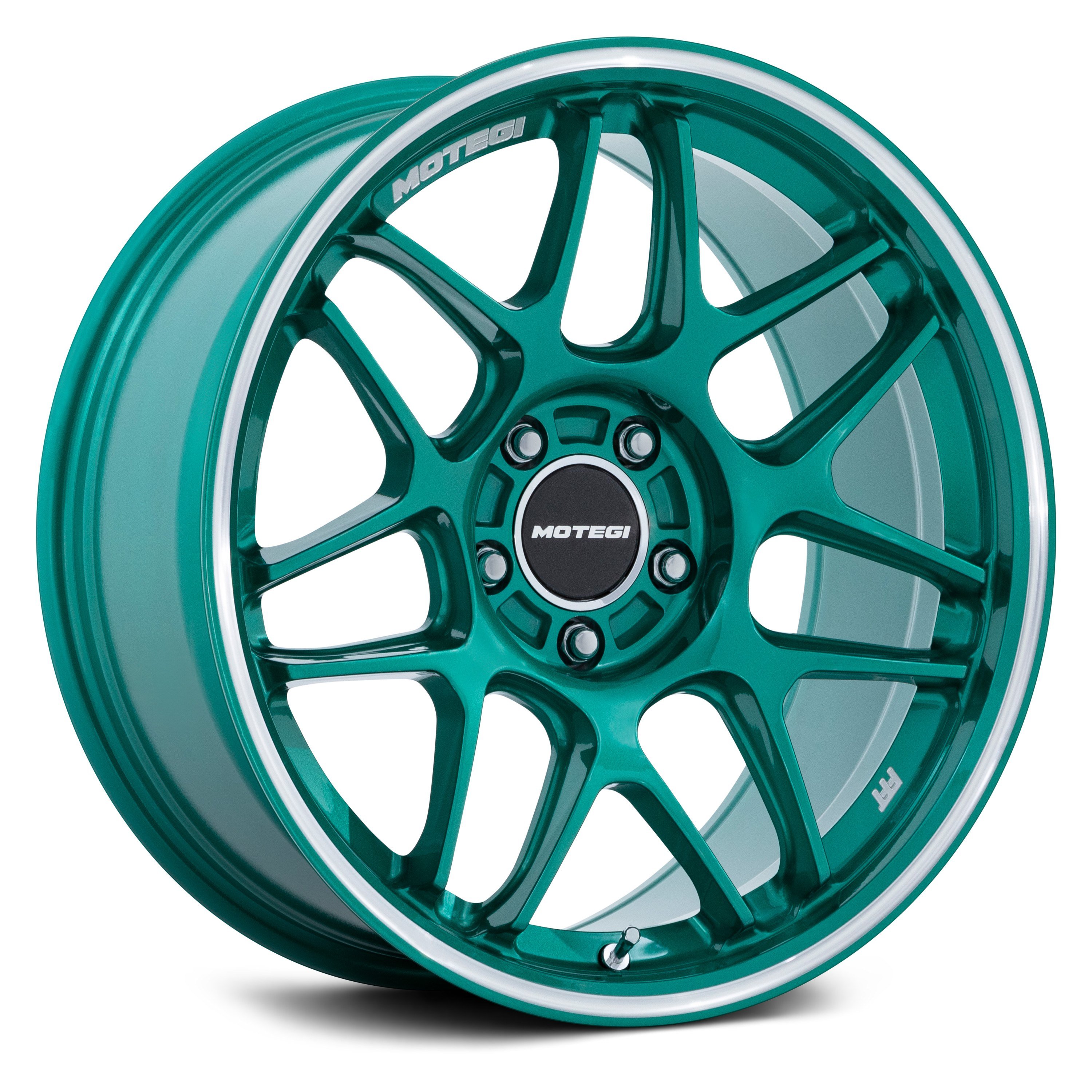 【在庫限り】 MOTEGI RACING® - MR158 TSUBAKI Hokkaido Green with Machined Lip (18 アクセサリー