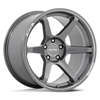 MOTEGI RACING® MR159 BATTLE V Wheels - Gunzilla with Machined Lip