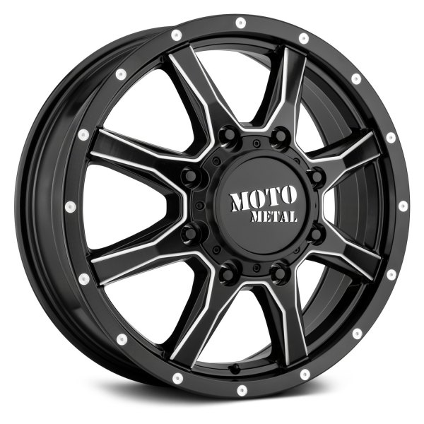 MOTO METAL® MO995 DUALLY Wheels Satin Black with Milled