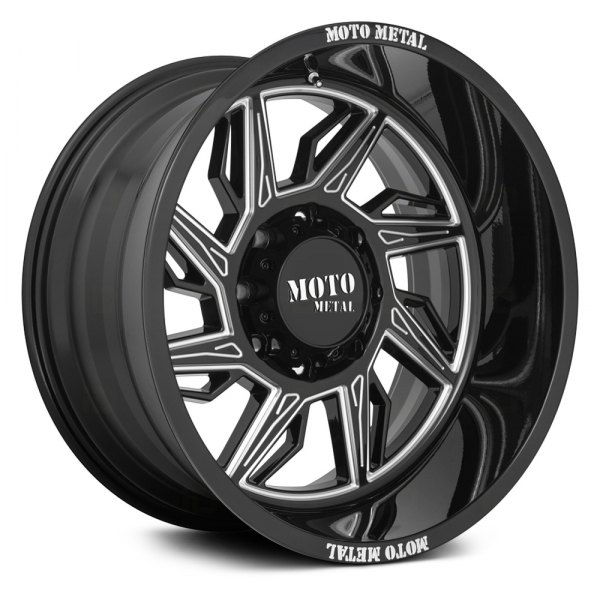 MOTO METAL® - MO997 HURRICANE Gloss Black with Milled Accents