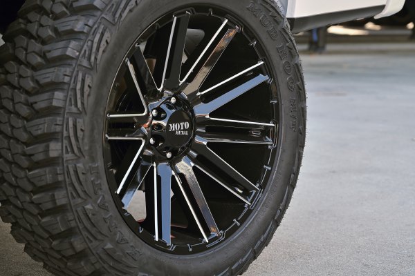 MOTO METAL® MO998 KRAKEN Wheels - Gloss Black with Milled