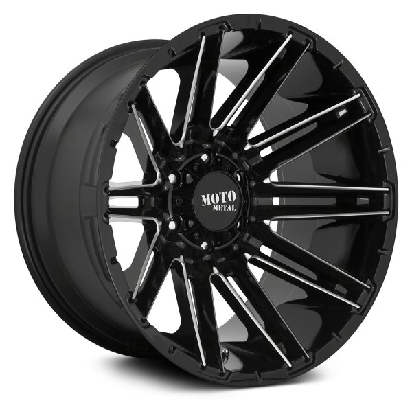 MOTO METAL® - MO998 KRAKEN Gloss Black with Milled Accents