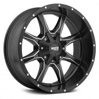 MOTO METAL® - MO970 (MADE IN USA) Satin Black with Milled Trim