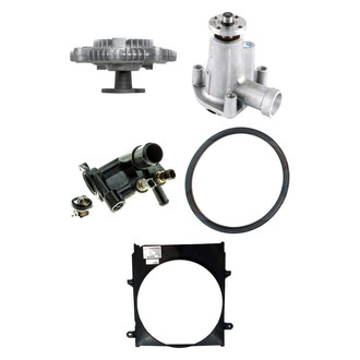 MotoRad® - 5-Pc Engine Coolant Thermostat Kit