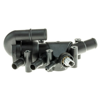 MotoRad® - Engine Coolant Thermostat and Housing Assembly with 1 Sensor on Thermostat Housing