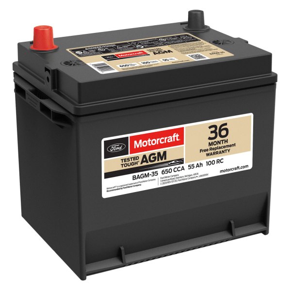 Motorcraft® - Tested Tough™ Plus AGM Battery