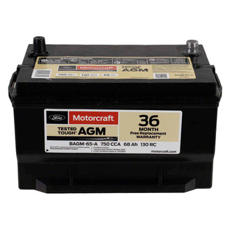 Motorcraft® - Tested Tough™ AGM Battery