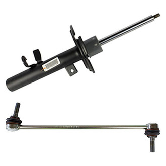 Motorcraft® - Front Driver Side Complete Strut Assembly and Stabilizer Bar Link Kit