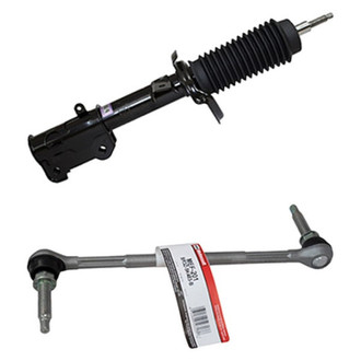 Motorcraft® - Front Driver Side Complete Strut Assembly and Stabilizer Bar Link Kit