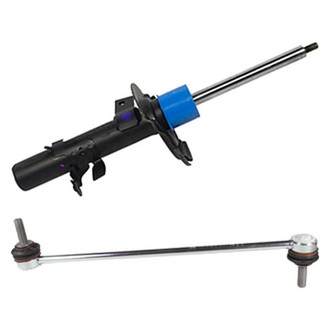 Motorcraft® - Front Passenger Side Complete Strut Assembly and Stabilizer Bar Link Kit