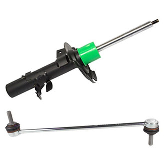Motorcraft® - Front Passenger Side Complete Strut Assembly and Stabilizer Bar Link Kit