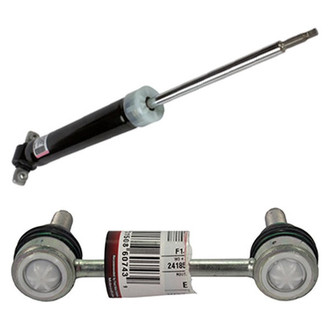 Motorcraft® - Rear Driver Side Shock Absorber and Stabilizer Bar Link Kit