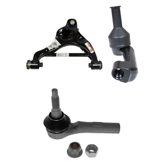 Motorcraft® - Front Driver Side Lower Control Arm with Ball Joint and Tie Rod End Kit