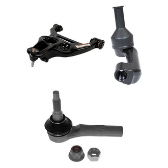 Motorcraft® - Front Driver Side Lower Control Arm with Ball Joint and Tie Rod End Kit