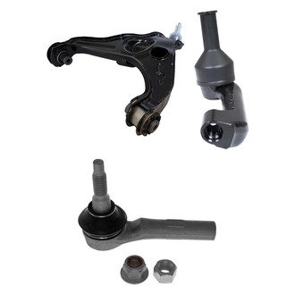 Motorcraft® - Front Driver Side Lower Control Arm with Ball Joint and Tie Rod End Kit
