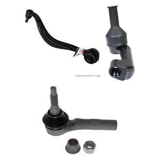 Motorcraft® - Front Driver Side Lower Control Arm with Ball Joint and Tie Rod End Kit