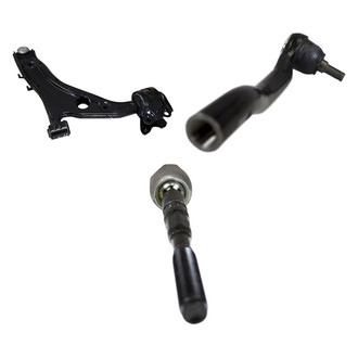 Motorcraft® - Front Driver Side Lower Control Arm with Ball Joint and Tie Rod End Kit